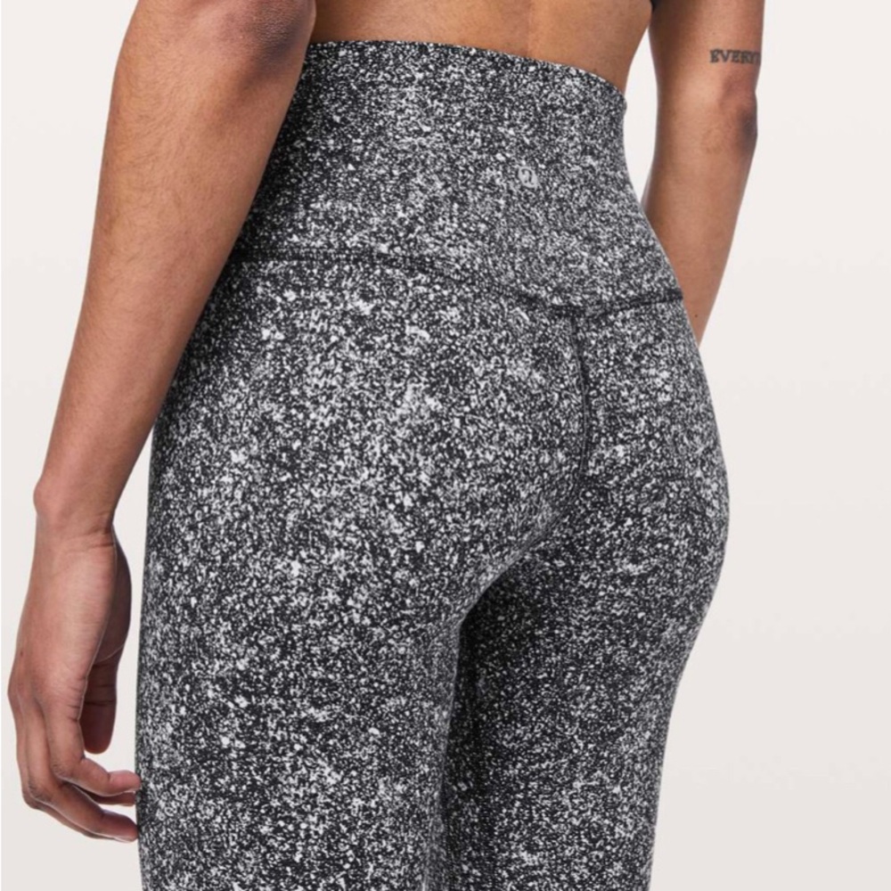 Lululemon Align Leggings Diffuse Starlight Black … - image 1